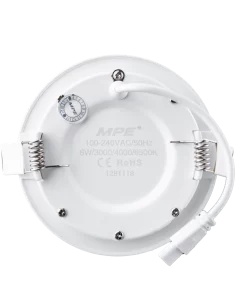 LED Panel âm trần nhôm mặt tròn 6W phi nhỏ - 3 chế độ màu RPL-6S/3C MPE