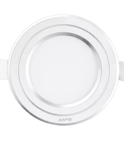 LED Panel âm trần nhôm viền bạc mặt tròn 7W - 3 chế độ màu RPL-7/3C/S MPE