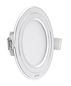 LED Panel âm trần nhôm viền bạc mặt tròn 7W - 3 chế độ màu RPL-7/3C/S MPE