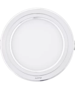 LED Panel âm trần nhôm viền bạc mặt tròn 9W - 3 chế độ màu RPL-9/3C/S MPE