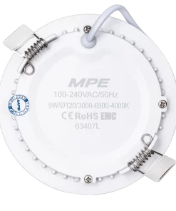 Đền Led Panel âm trần 9W 3 màu RPL-9S/3C/G MPE