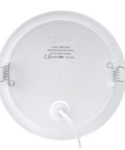 Đèn Led Panel âm trần 9W ánh sáng vàng RPL3-9V MPE