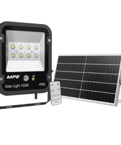 Đèn pha năng lượng mặt trời 100W ánh sáng vàng SFLD-100V MPE
