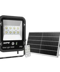 Đèn pha năng lượng mặt trời 100W ánh sáng vàng SFLD2-100V MPE