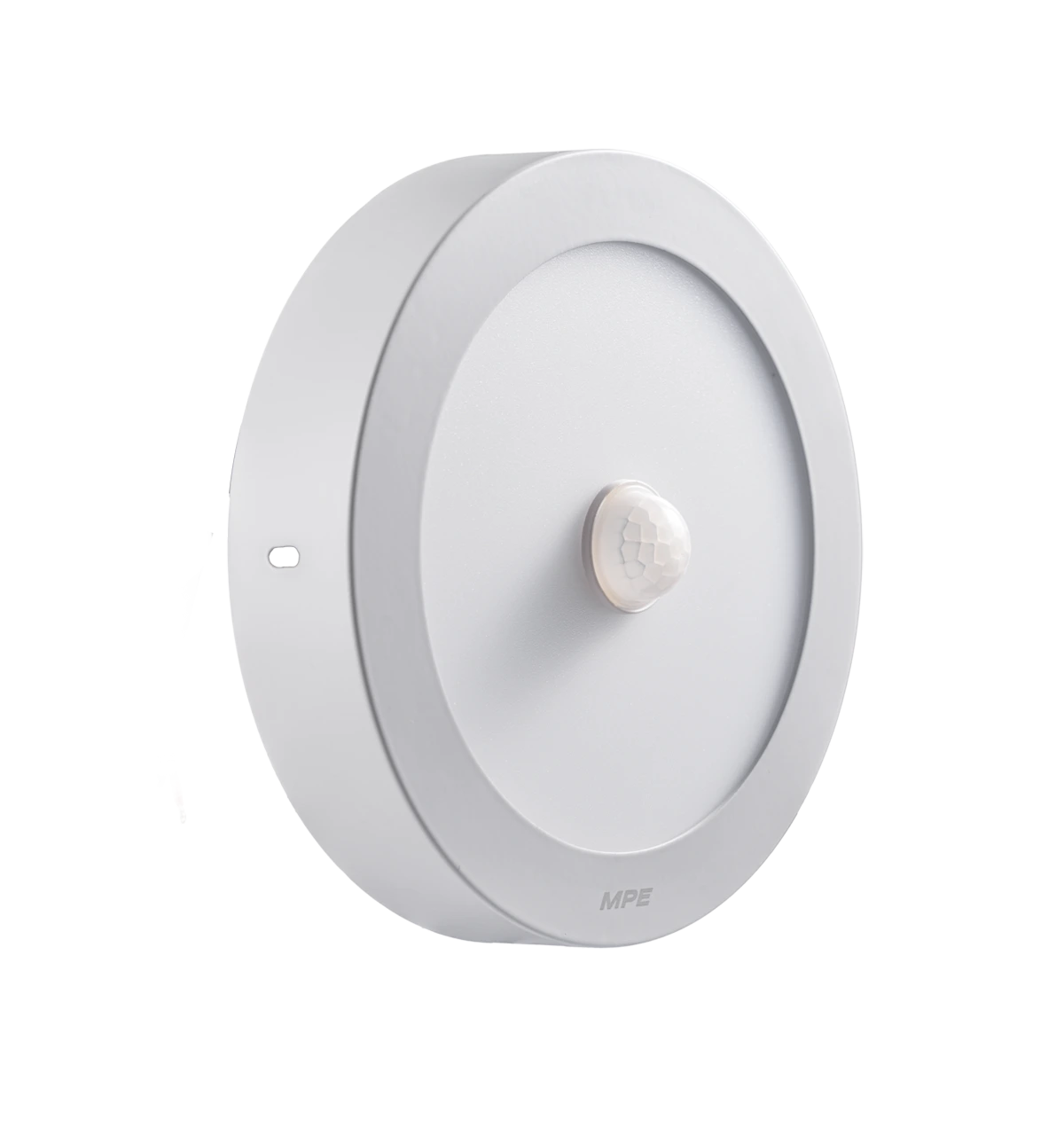 Đèn Panel ốp nổi nhôm, mặt tròn, cảm biến chuyển động 12W ánh sáng trắng SRPL-12T/MS MPE