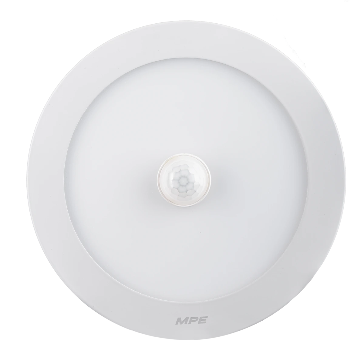 Đèn Panel ốp nổi nhôm, mặt tròn, cảm biến chuyển động 12W ánh sáng trắng SRPL-12T/MS MPE