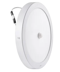 Đèn Panel ốp nổi nhôm, mặt tròn, cảm biến chuyển động 24W ánh sáng trắng SRPL-24T/MS MPE