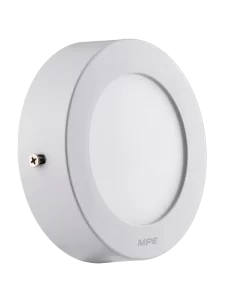 Đèn Panel ốp nổi nhôm, mặt tròn 6W ánh sáng vàng SRPL-6V MPE