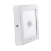 Đèn Panel ốp nổi nhôm, mặt vuông, cảm biến chuyển động 12W ánh sáng trắng SSPL-12T/MS MPE
