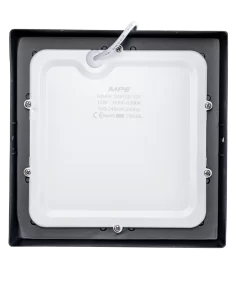 Đèn Led Panel âm trần vuông bo viền 12W ánh sáng trắng SSPLB-12T MPE
