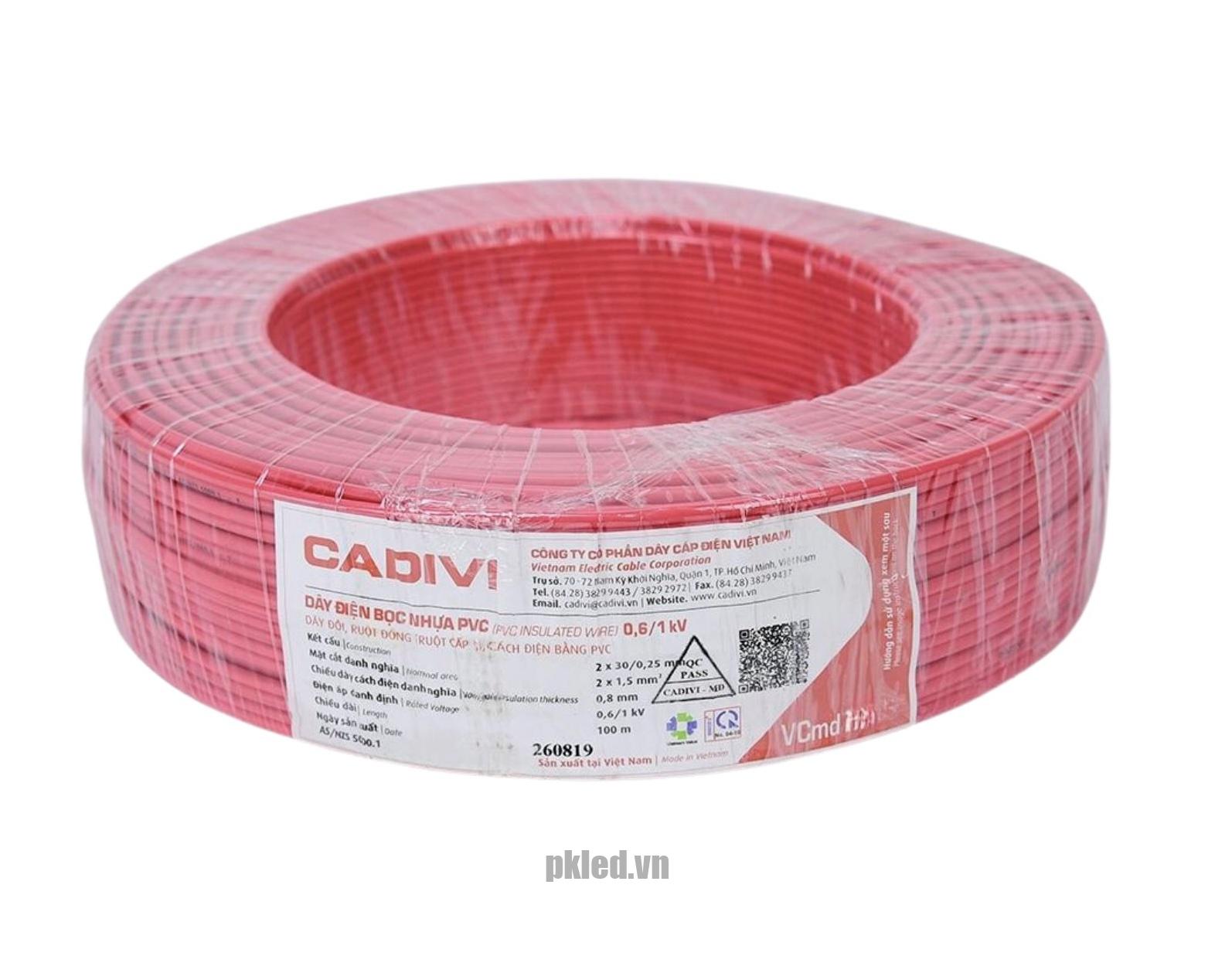 Dây Cadivi mã VCmd/LF