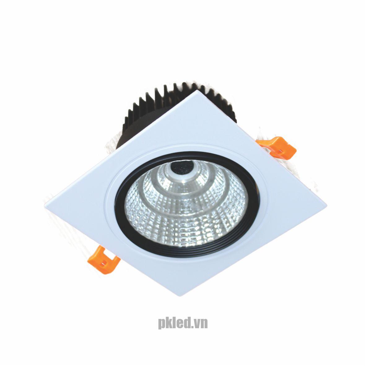 Đèn downlight vuông chiếu điểm âm trần 9W DFC1091 Duhal