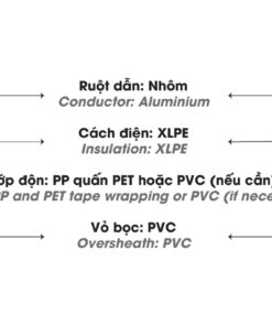 Cáp điện LION-AXV 10 cáp hạ thế ruột Nhôm