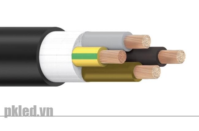 cấu trúc cáp điện Lion mã VVCm dây mềm 4 lõi