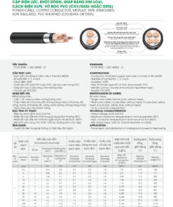 Trang 28 - Tài liệu kỹ thuật đây cáp điện lực CXV/DATA - DSTA LION 2026 (DAPHACO)