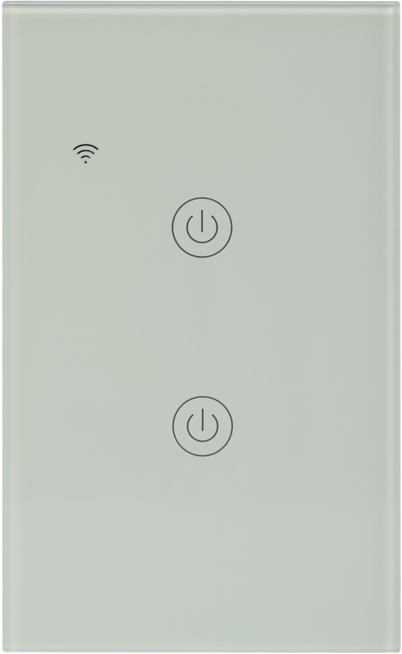 Bộ công tắc wifi cảm ứng on off 2 điểm chạm Duhal A1A260