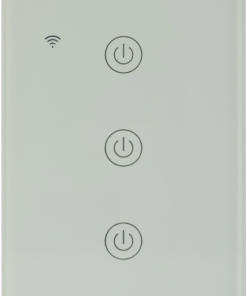 Bộ công tắc wifi cảm ứng on off 3 điểm chạm Duhal A1A360
