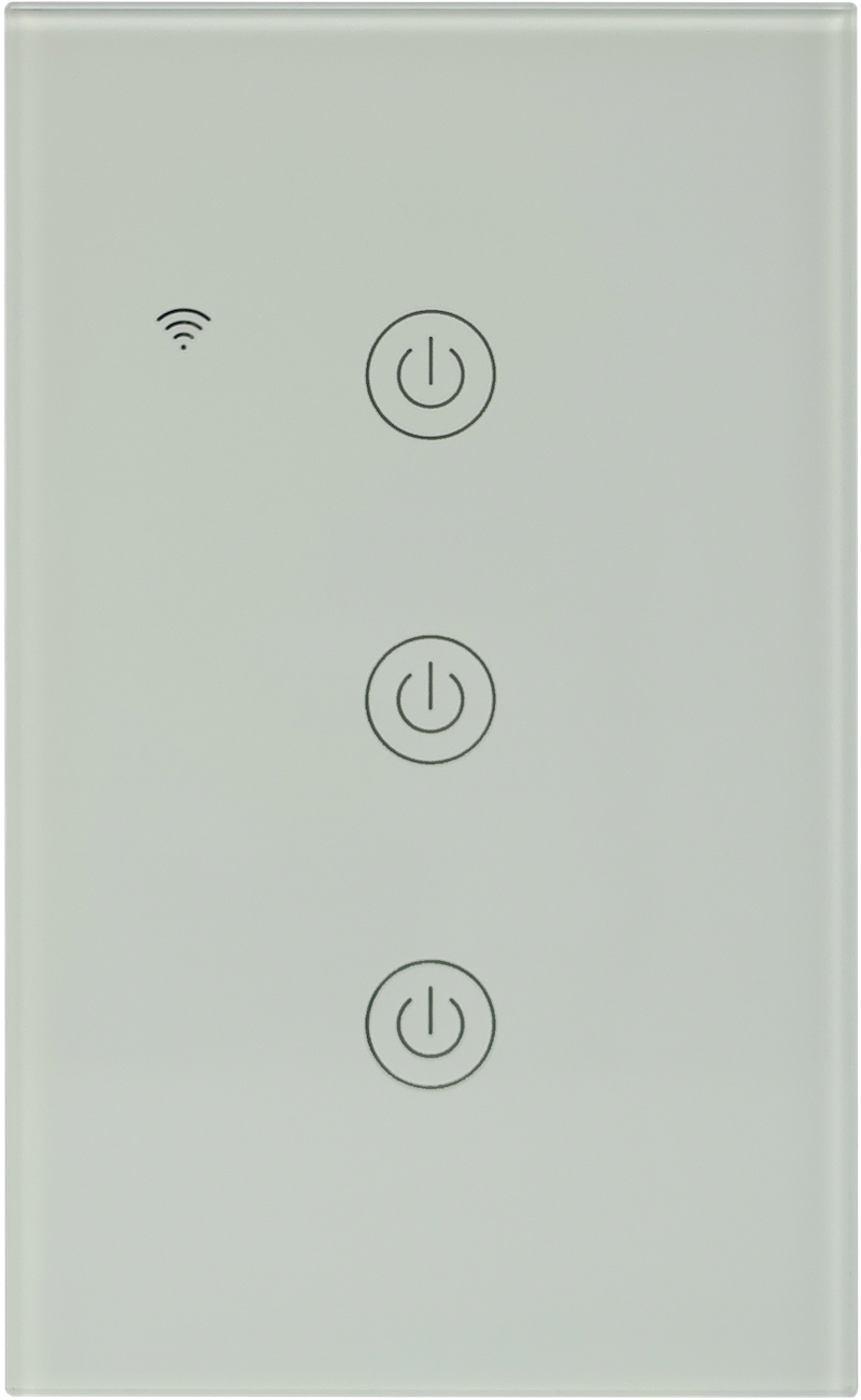 Bộ công tắc wifi cảm ứng on off 3 điểm chạm Duhal A1A360