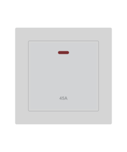 Bộ công tắc 45A có đèn báo màu trắng Duhal C1A115