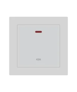Bộ công tắc 45A có đèn báo màu trắng Duhal C1A115