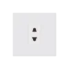 Bộ ổ cắm đơn 2 chấu 16A 250V Duhal C1B151