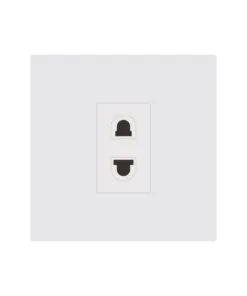 Bộ ổ cắm đơn 2 chấu 16A 250V Duhal C1B151