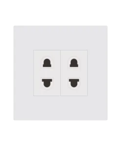 Bộ ổ cắm đôi 2 chấu 16A 250V Duhal C1B251