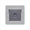Bộ ổ cắm mạng màu xám Duhal C1B738