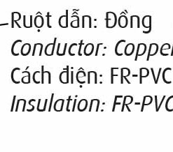 Cấu trúc lõi dây Cadivi mã CV/FRT