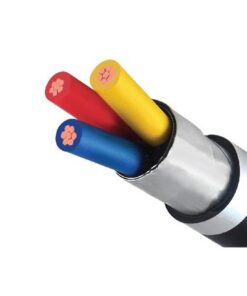 Hình ảnh mô phỏng cấu trúc lõi cáp Cadivi CVV/DATA 3 lõi