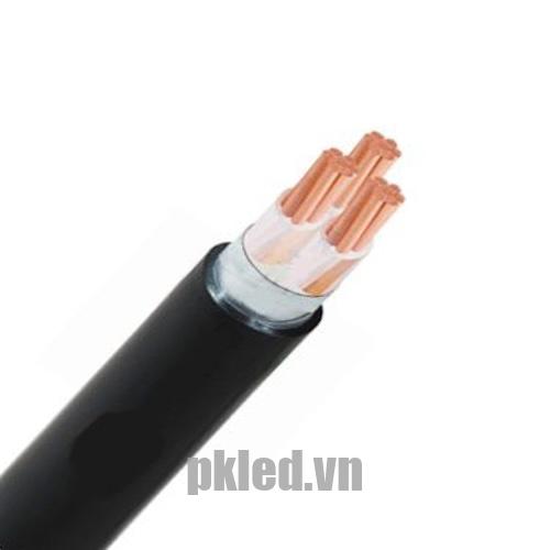 Hình ảnh mô phỏng cấu trúc lõi cáp Cadivi CXV/DSTA 3 lõi