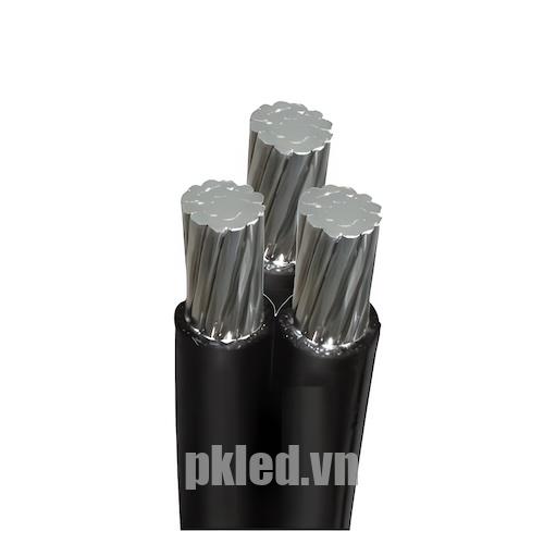 Hình ảnh mô phỏng cấu trúc lõi cáp Cadivi LV_ABC 3 lõi