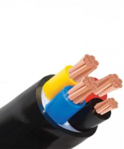 Hình ảnh mô phỏng cấu trúc lõi cáp Cadivi CVV 4 lõi