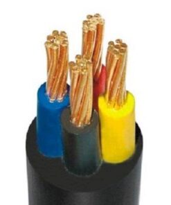 Hình ảnh mô phỏng cấu trúc lõi cáp Cadivi CXV 4 lõi