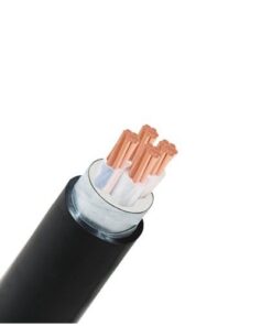 Hình ảnh mô phỏng cấu trúc lõi cáp Cadivi CVV 4 lõi