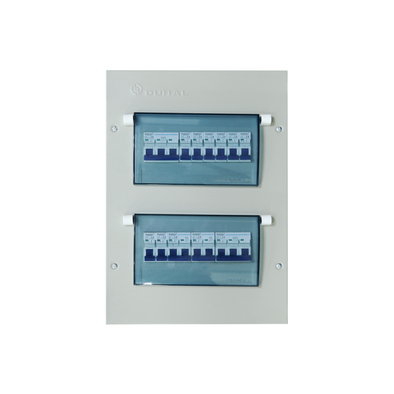 Tủ điện âm tường 9 cực Duhal DHS09PL thiết kế hiện đại