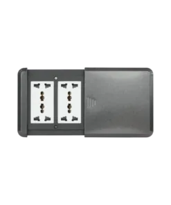 Ổ cắm đôi đa năng âm sàn nắp trượt chống thấm IP44 I2V202