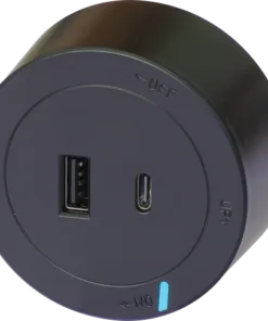 Bộ ổ cắm cao cấp 1 USB 1 Type-C Duhal K1B641