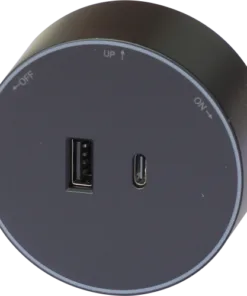 Bộ ổ cắm cao cấp có LED 1 USB 1 Type-C Duhal K1B651