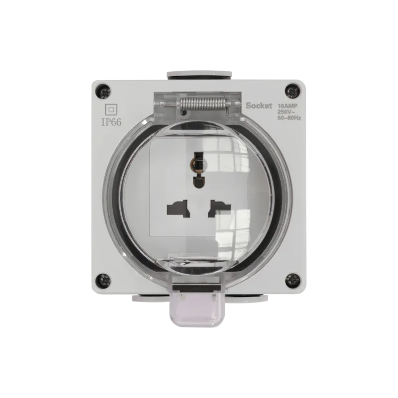 Ổ cắm đa năng chống thấm IP66 Duhal K1V103