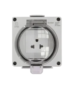 Ổ cắm 3 chấu chống thấm IP66 âm tường Duhal K1V104