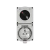 Ổ cắm đa năng và công tắc xoay chống thấm IP66 Duhal K1V105