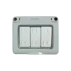 Bộ 3 công tắc 1 chiều chống thấm IP55 Duhal K1V108