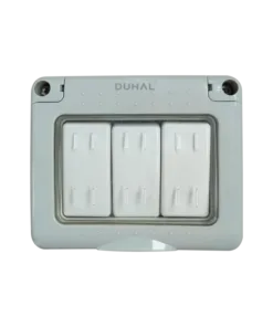 Bộ 3 công tắc 1 chiều chống thấm IP55 Duhal K1V108