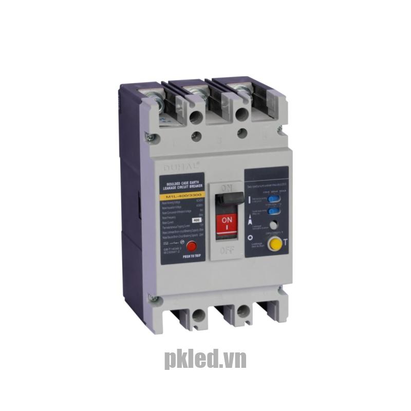 MCCB chống dòng rò 3P+1N 400A 65kA K9 series Duhal K9D4-400