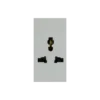 Ổ cắm 3 chấu đa năng Saturn K size M màu trắng Duhal S1B052