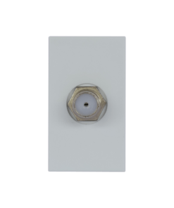 Ổ cắm tivi Saturn S size M màu trắng Duhal S1B075