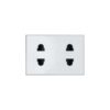 Ổ cắm 2 chấu size L 16A Duhal S1B232