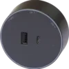 Bộ ổ cắm cao cấp PC aluminum có LED 1 USB 1 Type-C Duhal S1B651