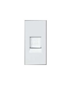 Ổ cắm điện thoại size S màu trắng Duhal S1B711